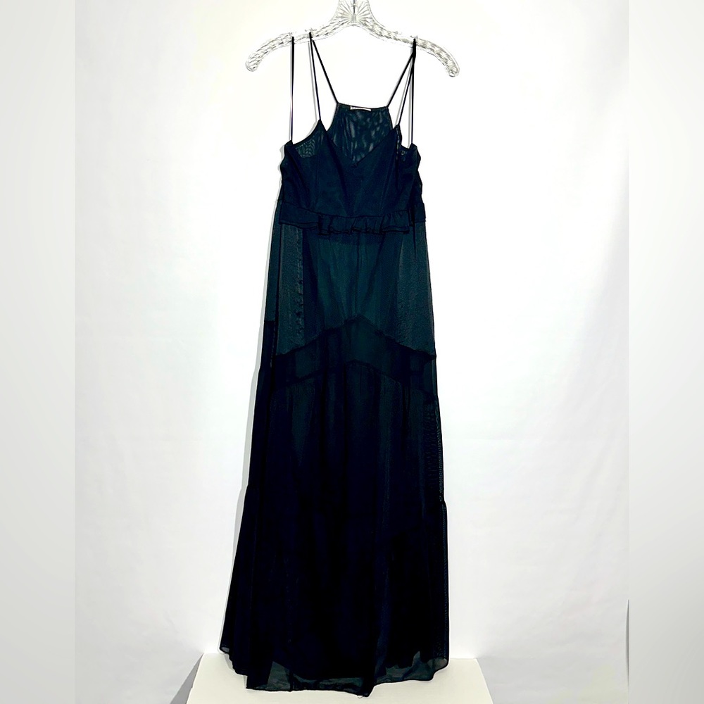 Zara Collection Maxi Patchwork Sheer Slip Dress - Picture 6 of 16